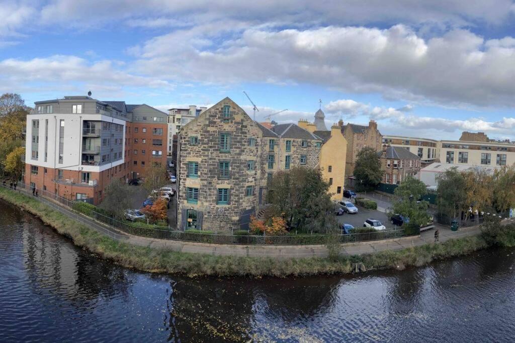 My Waterfront Apartment, Views Over Water Of Leith Edinburg Exteriör bild