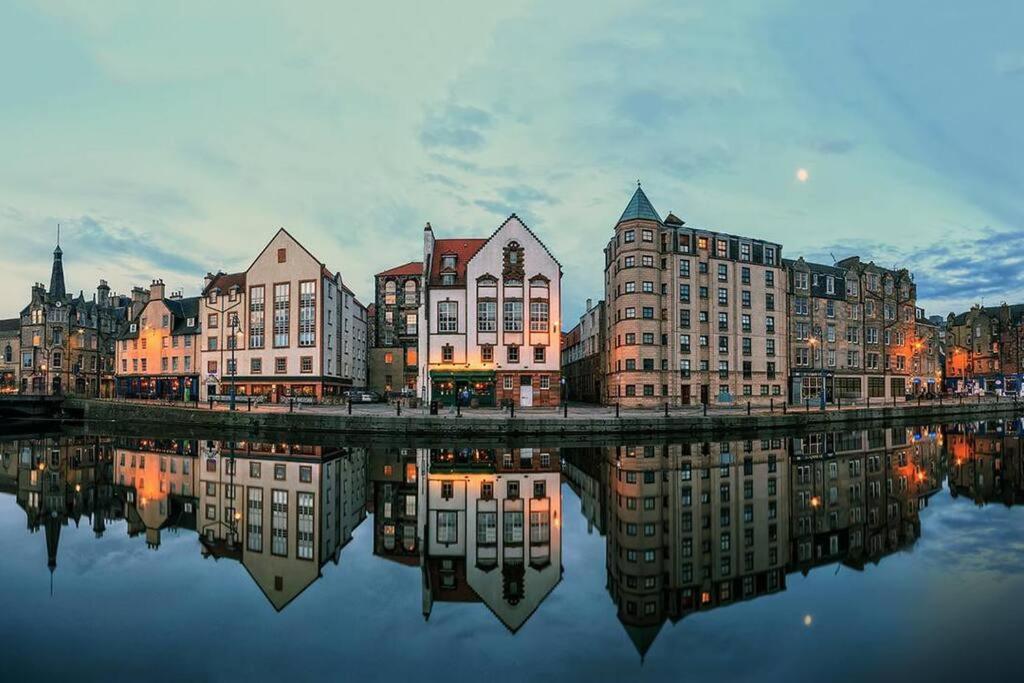 My Waterfront Apartment, Views Over Water Of Leith Edinburg Exteriör bild